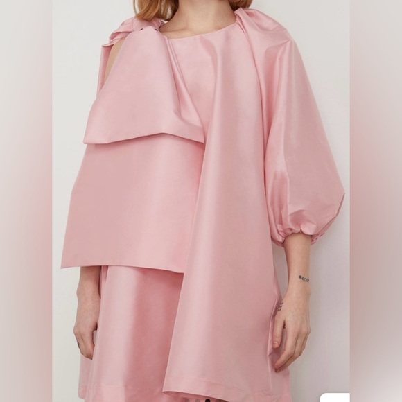 Bernadette bow shoulder short dress. Size FR 34(US size 2). Worn only once!! - Picture 3 of 6